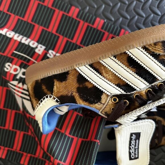 Adidas Wales Bonner X Samba Pony Leopard Sneakers - Picture 5 of 5
